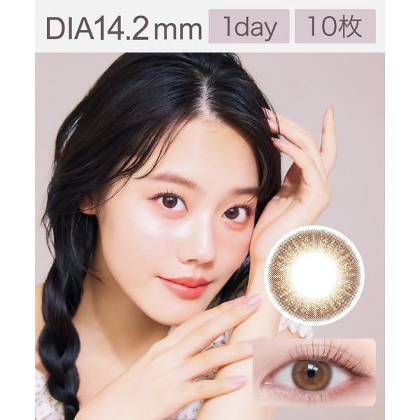 カラコン コンタクトレンズ ビューム Viewm 1day スウィートアンバー（10枚入り）