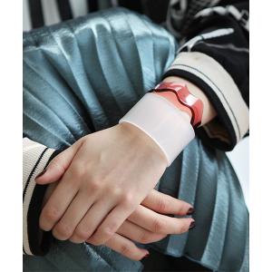 バングル アクリルクリアバングル-ストレート