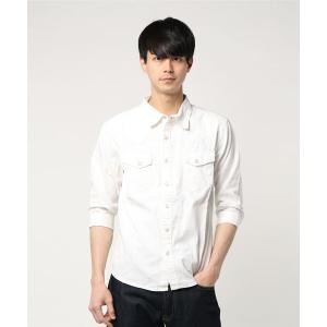 七分袖 シャツ 「INASTUDIOS SELECT」デニム７部袖ウエスタンシャツ メンズ