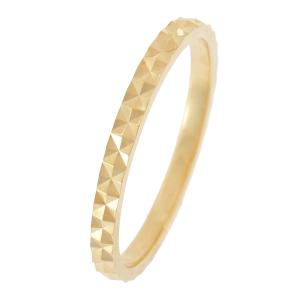 指輪 リング K18YGピラミデカット パートナーリング(メンズ) レディース