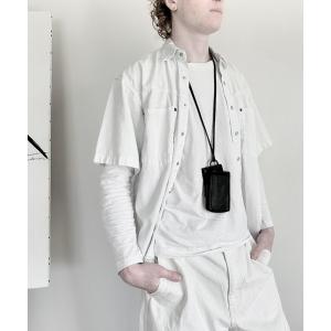 財布 パトリック ステファン / Leather wallet ＆ card case 'empty-handed'　ネックウォレット メンズ レディ
