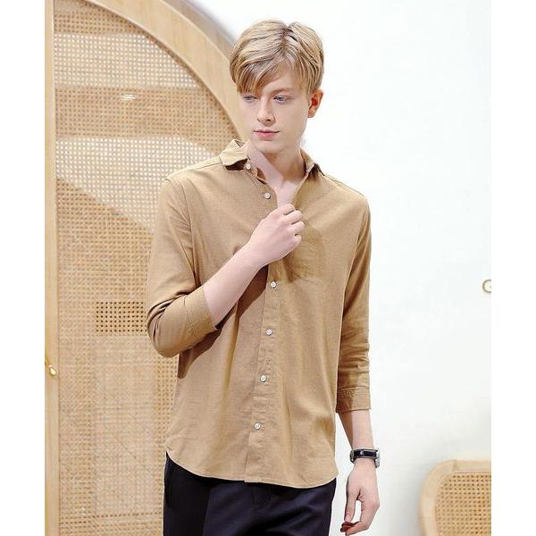 シャツ 「SPADE-creative expression-」七分袖 アロハ フレンチリネンシャツ...