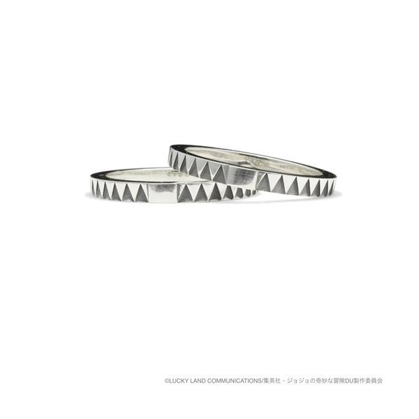 指輪 リング ジョジョの奇妙な冒険 空条承太郎 ダブルベルト リング S シルバー925 メンズ レ...