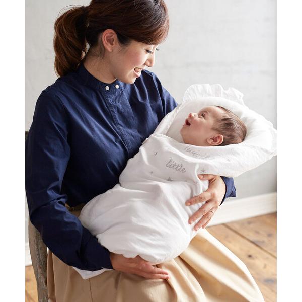 おくるみ 「10mois(ディモワ) 」たまごマットおくるみCLOUD