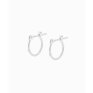 BLOOM（ブルーム） ピアス K10 ホワイトゴールド フープピアス WEB限定