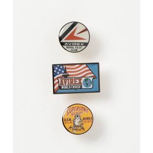 バッジ AVIREX/アヴィレックス/ピンズ セット/PIN'S SET