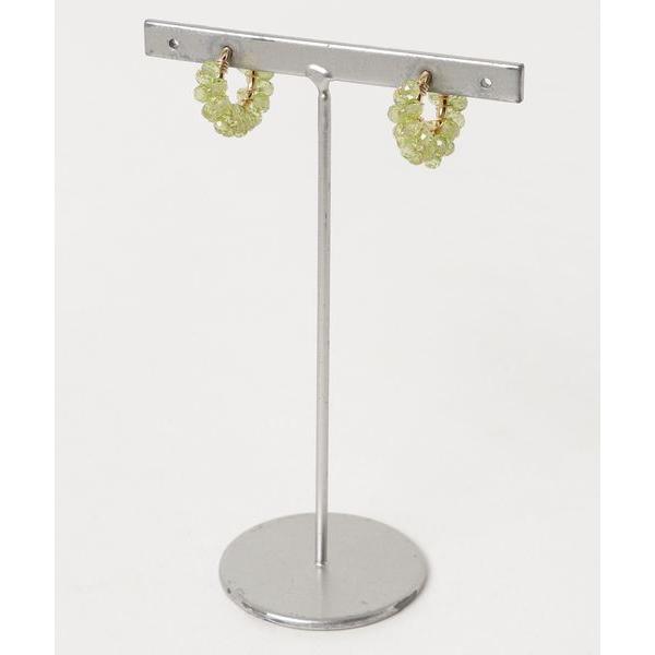 イヤリング レディース 「marinaJEWELRY」宝石質 Peridot pave earrin...