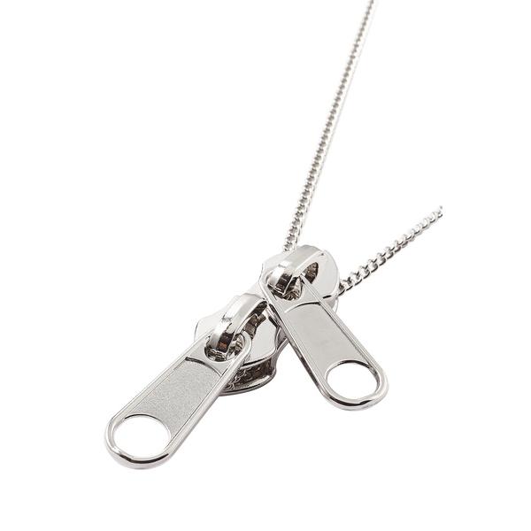 ネックレス an meets zakka ダブルファスナーネックレス レディース メンズ