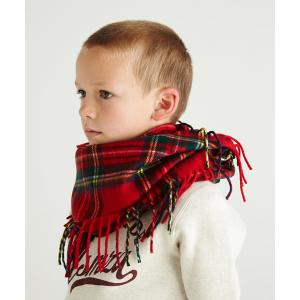 マフラー Smoothy Check Ring Muffler / スムージー チェックリングマフラー キッズ 子供 男の子 女の子