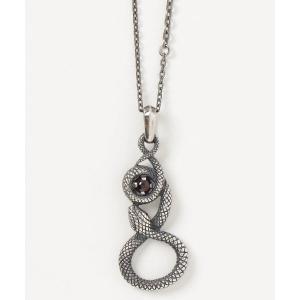 gunda◇ネックレス/SV925/SLV/トップ有/メンズ/蛇スプーン