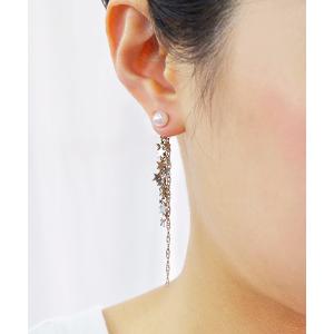 ピアス レディース F＆D : パール＆メニースターピアス｜ZOZOTOWN Yahoo!店