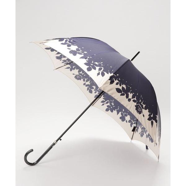 レディース 傘 傘　「花シルエット」