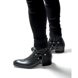 ブーツ whoop-de-doo/フープディドゥ 5cmヒールアップ リングブーツ