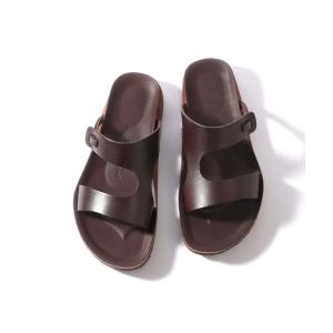 サンダル whoop-de-doo/フープディドゥ（478011）イタリアンレザー フットベッドサンダル メンズ レディース