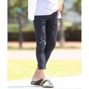 パンツ スラックス TR ストレッチ アンクルスラックスパンツ