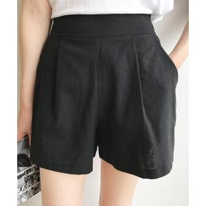 パンツ NANING9リネンショートパンツ