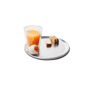 食器 ALUMINIUM ROUND TRAY φ8
