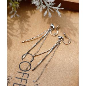 イヤリング ループフィット・ロングチェーンイヤリング レディース