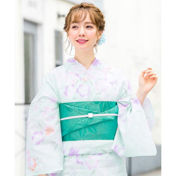 浴衣 浴衣3点セット （浴衣＋帯＋下駄）「bonheur saisons/ボヌールセゾン」 レディー...