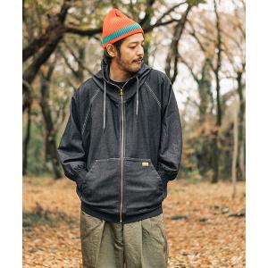 パーカー メンズ 「ネイタルデザイン」DENIM SWEAT PARKA B.I.G / デニムスウェットパーカB.I.G｜ZOZOTOWN Yahoo!店