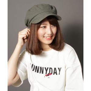 帽子 キャスケット LINEN MARIN CAS コットンリネン無地マリンキャップ