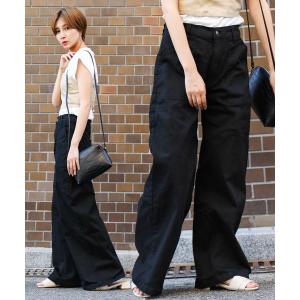 ジーンズ デニム デニムパンツ コットンベイカーパンツ＆デニムワイドパンツ 大きいサイズ レディース