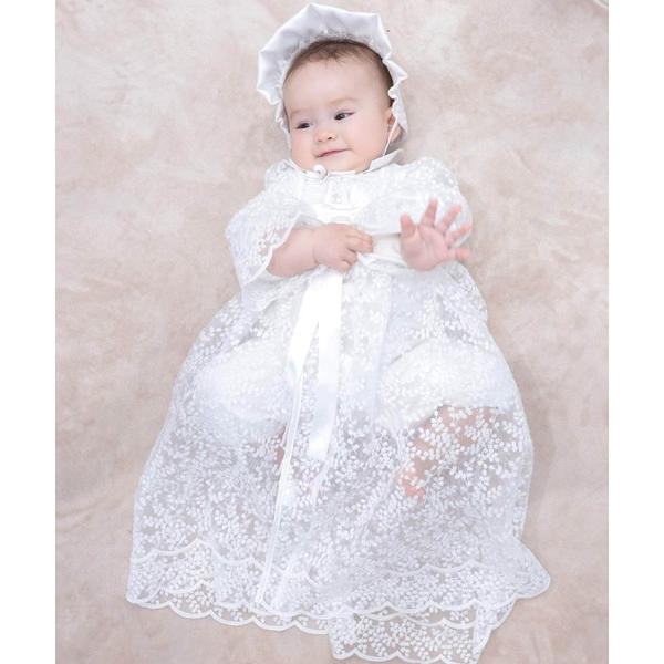 ベビー服 ロンパース スウィートマミーオリジナル　セレモニーベビードレス