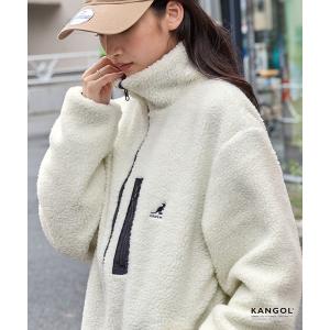 ジャケット ブルゾン KANGOL/カンゴール別注 オーバーサイズ シープボアフリースジャケット｜zozo