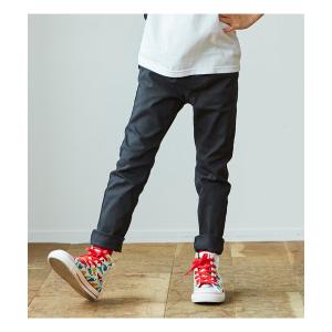 パンツ デニム ジーンズ キッズ 「公式」どんな服にでもあう　ストレッチ入り　ストレートパンツ