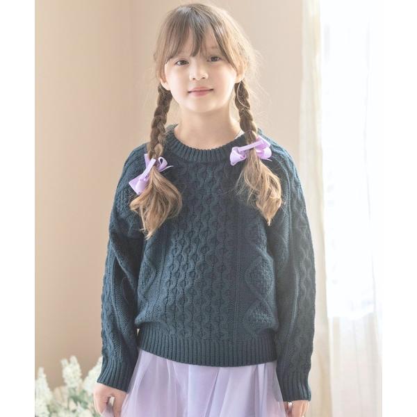 ニット セーター フィッシャーマンニット キッズ 子供服 男の子 女の子