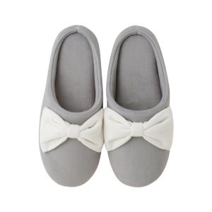 スリッパ モデルヌ ルームシューズ 25cm グレー