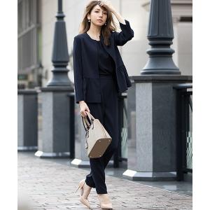 フロリア（Flolia）/【3点セット】スーツ セットアップ Flolia（フロリア） セットアップ 「3点セット」ぺプラムジャケット