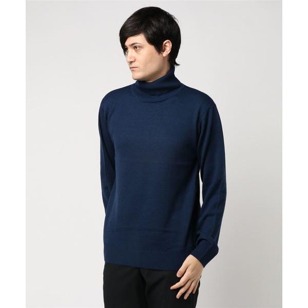 セーター ニット 「INASTUDIOS SELECT」カシミヤタッチタートルネック メンズ