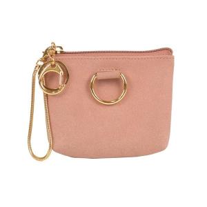 ディープ コインケース 札入れ リング金具ミニポーチ　 アルトローズ