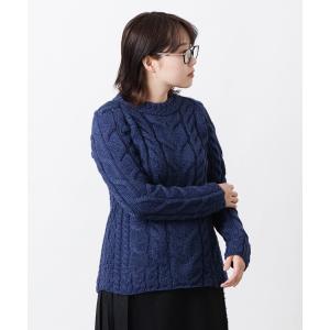 ニット セーター スーパーソフトメリノウール ケーブル編みニット レディース メンズ