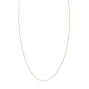 ネックレス K10PG スライドピン付きチェーンネックレス メンズ レディース
