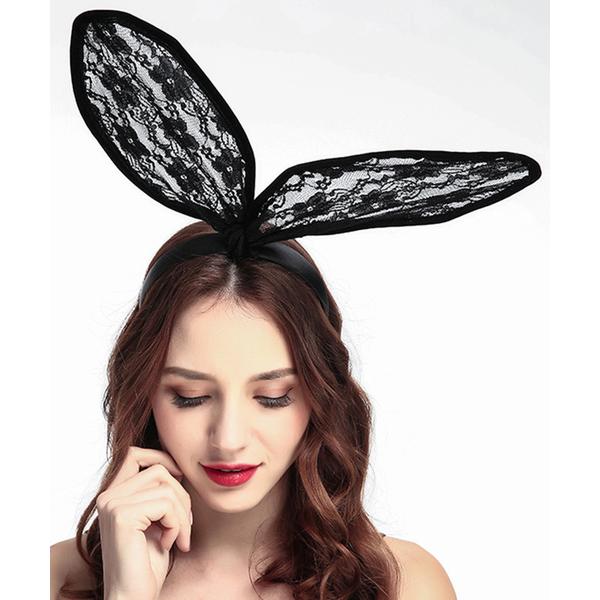 カチューシャ コスプレ うさ耳 レースカチューシャ