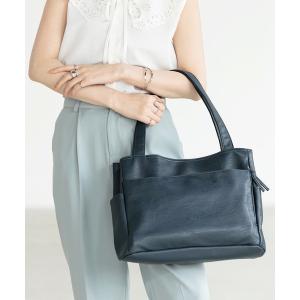 トートバッグ 「多収納」10ポケットトートバッグ レディース