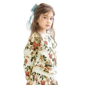 トレーナー 「裏起毛」総柄トレーナー キッズ 子...の商品画像