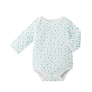 ベビー服 長袖ニットガーゼボディシャツ キッズ