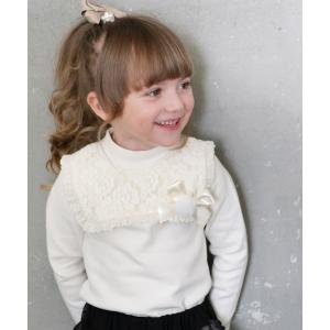 Rora（ローラ） tシャツ VIVIナチュカワ フリル ピンク tシャツ 綿100 