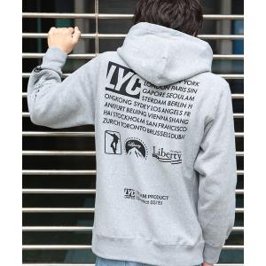 パーカー 「LIBERTY CITY/リバティーシティ」 「LOGOTYPES」 スウェット フーデッド プルオーバー メンズ レディース