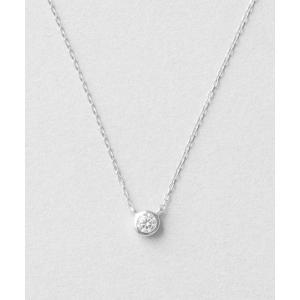 ete ネックレス PT900/850 ダイヤモンド 0.2ct ネックレス「ブライト
