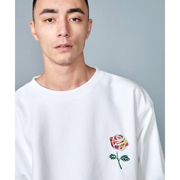 トレーナー スウェット rehacer STAND : Flower Rose HW Sweat /...