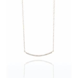 ネックレス K10 ダイヤモンド マイクロセッティング ネックレス レディース