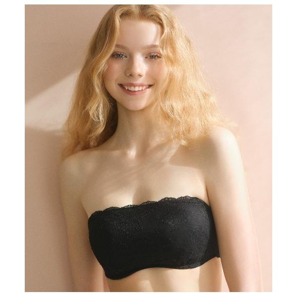 ブラジャー 「脇肉すっきり、安定感抜群でズレ知らず。谷間を隠すストラップレス」谷間見せないレーシィス...