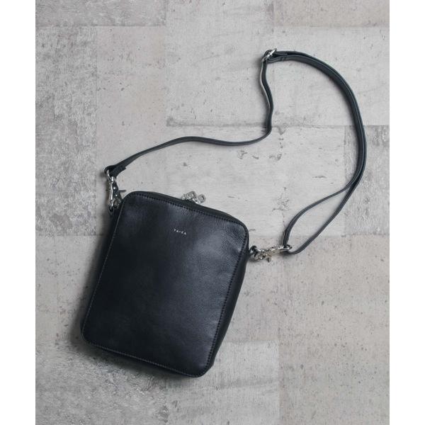 ショルダーバッグ 「YArKA/ヤーカ」real leather zip shoulder bag「...