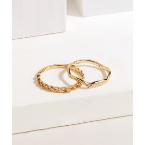 con affetto 指輪 リング K10ダイヤV字リング レディース : ZOZOTOWN