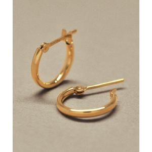 con affetto フープ ピアス K18フープピアス レディース : ZOZOTOWN