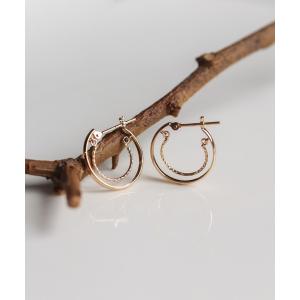 cui-cui（キュイキュイ） ピアス ゴールド マット フック ピアス